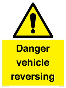 Danger Vehicles Reversing